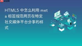 html5 中怎么利用 meta 标签规范网页在特定社交媒体平台分享的样式