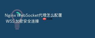 Nginx WebSocket代理怎么配置 WSS 加密安全连接