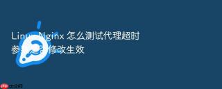 linux nginx 怎么测试代理超时参数是否修改生效