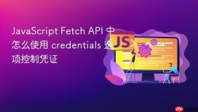 JavaScript Fetch API 中怎么使用 credentials 选项控制凭证