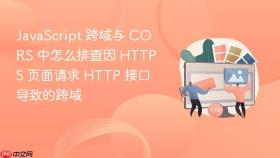 JavaScript 跨域与 CORS 中怎么排查因 HTTPS 页面请求 HTTP 接口导致的跨域