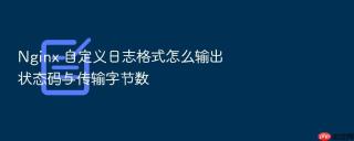 Nginx 自定义日志格式怎么输出状态码与传输字节数