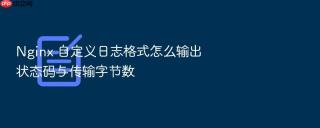 nginx 自定义日志格式怎么输出状态码与传输字节数
