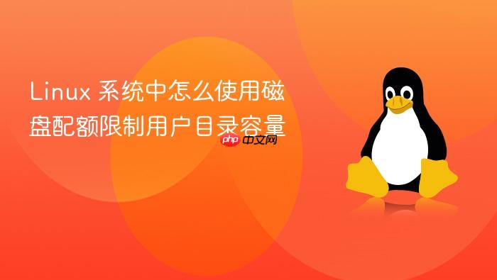 linux 系统中怎么使用磁盘配额限制用户目录容量