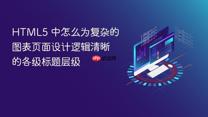 html5 中怎么为复杂的图表页面设计逻辑清晰的各级标题层级