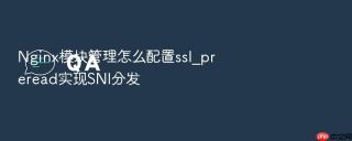 Nginx模块管理怎么配置ssl_preread实现SNI分发