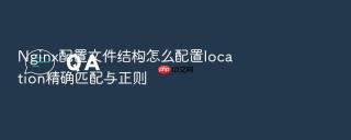Nginx配置文件结构怎么配置location精确匹配与正则