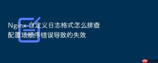 Nginx 自定义日志格式怎么排查配置项顺序错误导致的失效