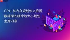 CPU 与内存规划怎么根据数据库的缓冲池大小规划主库内存