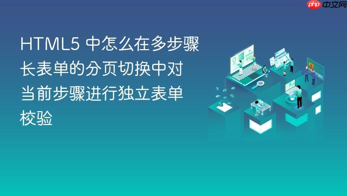 html5 中怎么在多步骤长表单的分页切换中对当前步骤进行独立表单校验