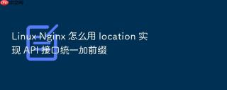 linux nginx 怎么用 location 实现 api 接口统一加前缀