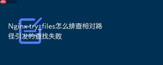 Nginx try_files怎么排查相对路径引发的查找失败