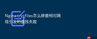 nginx try_files怎么排查相对路径引发的查找失败