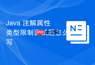 java 注解属性类型限制面试题怎么写