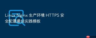 Linux Nginx 生产环境 HTTPS 安全配置最佳实践模板