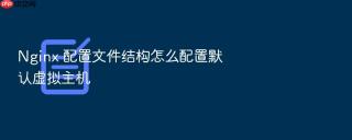 nginx 配置文件结构怎么配置默认虚拟主机