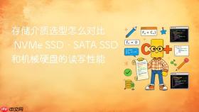 存储介质选型怎么对比 nvme ssd、sata ssd 和机械硬盘的读写性能