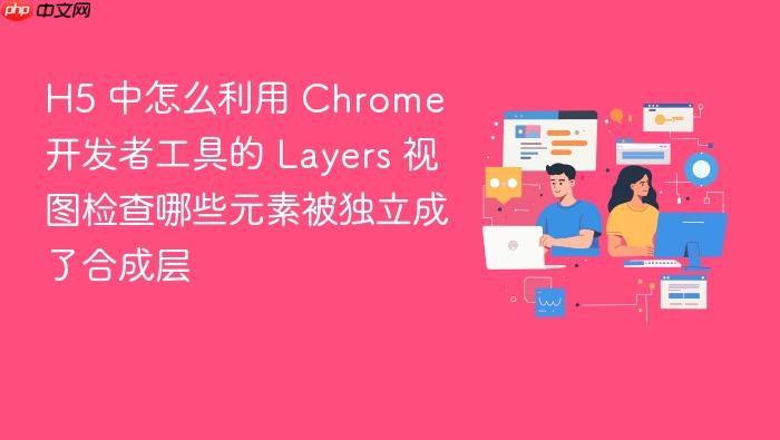 h5 中怎么利用 chrome 开发者工具的 layers 视图检查哪些元素被独立成了合成层