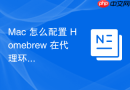 Mac 怎么配置 Homebrew 在代理环境下的镜像