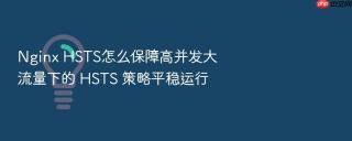 nginx hsts怎么保障高并发大流量下的 hsts 策略平稳运行
