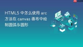 html5 中怎么使用 arc 方法在 canvas 画布中绘制圆弧与圆形