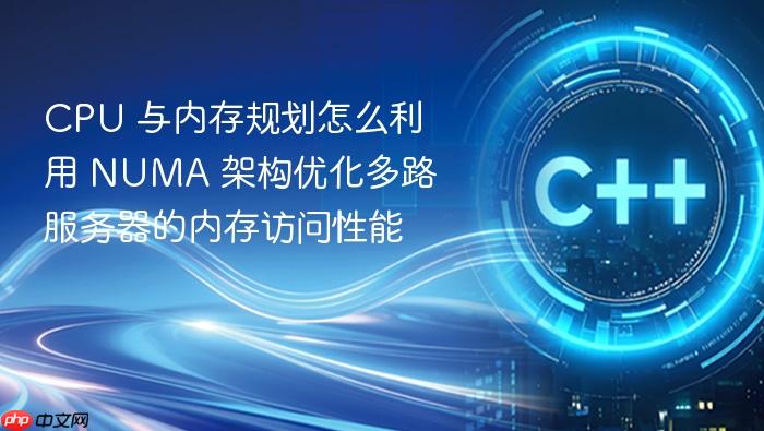 cpu 与内存规划怎么利用 numa 架构优化多路服务器的内存访问性能