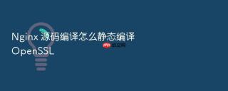 Nginx 源码编译怎么静态编译 OpenSSL