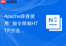 Apache排查使用``指令限制HTTP方法时的语法规范与陷阱
