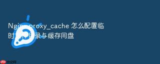 nginx proxy_cache 怎么配置临时文件目录与缓存同盘