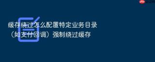 缓存绕过怎么配置特定业务目录(如支付回调)强制绕过缓存