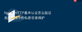 nginx http基本认证怎么验证生产环境中的私密目录保护