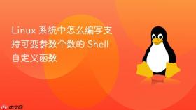 linux 系统中怎么编写支持可变参数个数的 shell 自定义函数