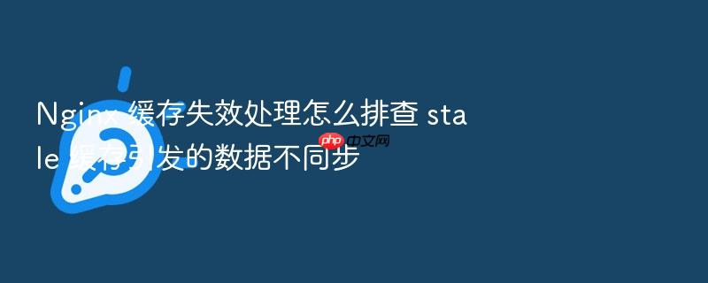 nginx 缓存失效处理怎么排查 stale 缓存引发的数据不同步