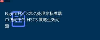 nginx hsts怎么处理非标准端口访问下的 hsts 策略生效问题