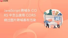 javascript 跨域与 cors 中怎么使用 cors 绕过图片跨域画布污染