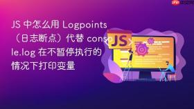 js 中怎么用 logpoints（日志断点）代替 console.log 在不暂停执行的情况下打印变量