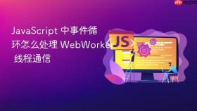 javascript 中事件循环怎么处理 webworker 线程通信