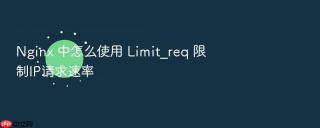 Nginx 中怎么使用 Limit_req 限制IP请求速率