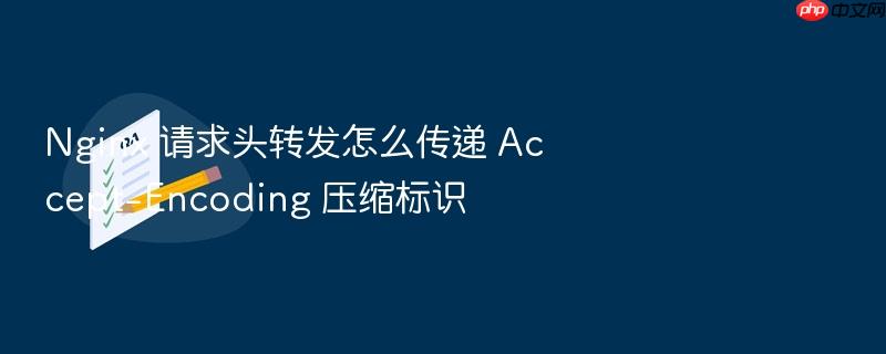 nginx 请求头转发怎么传递 accept-encoding 压缩标识