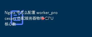 Nginx 中怎么配置 worker_processes 匹配服务器物理 CPU 核心数