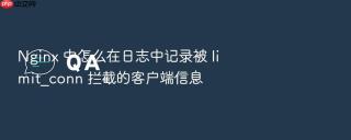 Nginx 中怎么在日志中记录被 limit_conn 拦截的客户端信息