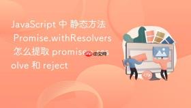 javascript 中 静态方法 promise.withresolvers 怎么提取 promise、resolve 和 reject