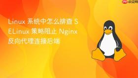 linux 系统中怎么排查 selinux 策略阻止 nginx 反向代理连接后端