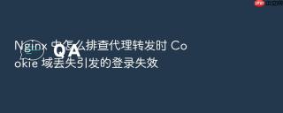 Nginx 中怎么排查代理转发时 Cookie 域丢失引发的登录失效