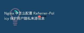 Nginx 中怎么配置 Referrer-Policy 保护用户隐私来源信息