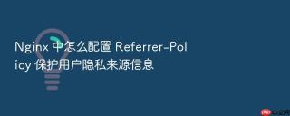 nginx 中怎么配置 referrer-policy 保护用户隐私来源信息