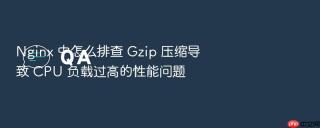 Nginx 中怎么排查 Gzip 压缩导致 CPU 负载过高的性能问题