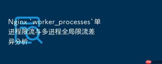 nginx `worker_processes`单进程限流与多进程全局限流差异分析