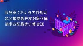 服务器 CPU 与内存规划怎么根据高并发对象存储请求匹配最优计算资源
