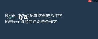 Nginx 中怎么配置防盗链允许空 Referer 与特定白名单合作方
